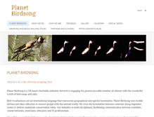 Tablet Screenshot of planetbirdsong.org